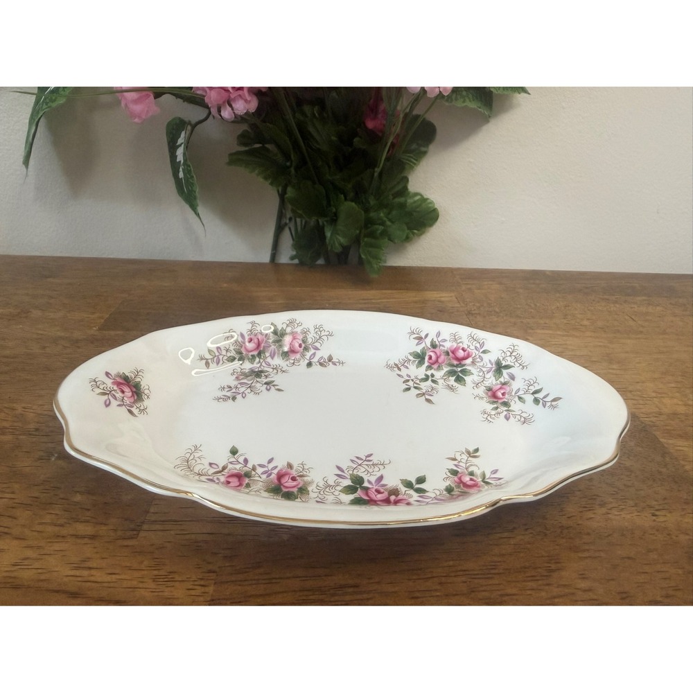 Vintage Royal Albert Lavender Rose Underplate Creamer Sugar Tray‎ Retro